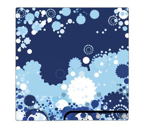 Abstract Fireworks Decorative Protector Skin Decal Sticker for PlayStation 3 PS3 SLIM Console