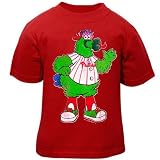 MLB Philadelphia Phillies Toddler Red Distressed Mascot T-shirt