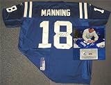 Peyton Manning Autographed/Hand Signed Indianapolis Colts Blue Reebok Jersey
