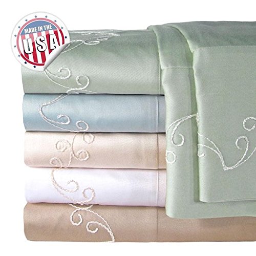 300tc Scroll Sheet Set In Queen