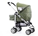 Zooper Bolero Stroller in Olive Waves