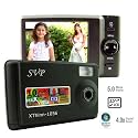 SVP DC1056 Black 5MP Slim Digital Camera with 4x Digital Zoom, 2.5" LTPS LCD Screen
