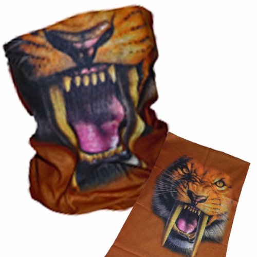 Lion Face Mask Tube Bandana Balaclava Tiger Snowboard Harley Davidson Snowboard Ski Mask Multi Function Tactical Seamless