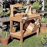 Rustic Natural Cedar Furniture Company® Cedar Potting Bench