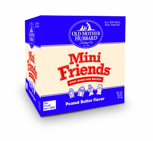 Old Mother Hubbard Crunchy Snacks for Dogs, Mini Friends, 20-Pound Box