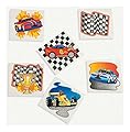 72 RACING nascar auto race car TATTOOS temporary kids birthday party favors