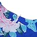 Cutecc Women Lady Long Sleeve Floral Party Cocktail Long Maxi Dress (XXL)