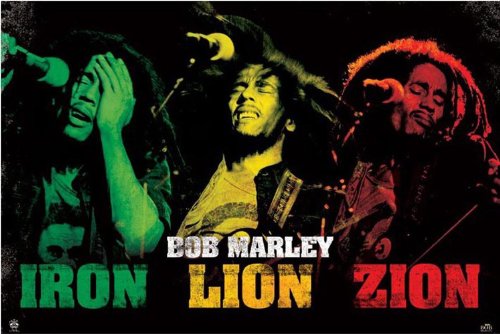Empire 334268 Bob Marley - Iron Lion Zion - Poster Plakat Druck Print - 91.5 x 61 cm Preisvergleich