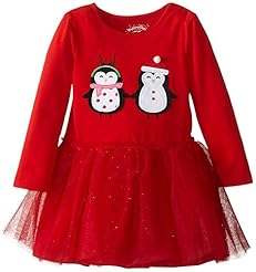 Girls Embroidered  Puff Sleeves Cotton  Dress With Ruffles