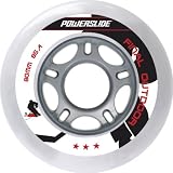 Powerslide Herren Rollen Outdoor Rolle, 80mm/85A, milchig, 80mm/85A