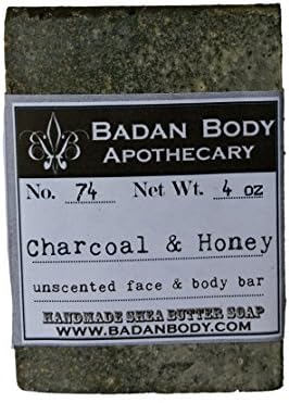 Badan Organic Activated Charcoal & Honey Acne Soap for Face and Body