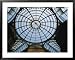 Glass Dome of Galleria Vittorio Emanuele II, Milan, Italy Framed Art Poster Print by Martin Moos, 39x31