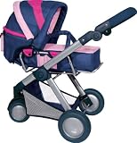 Bayer Design Doll Pram New City Max (Blue) Bayer Design Doll Pram New City Max (Blue)