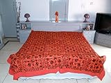 Mirror Work bed sheet Bedspread India