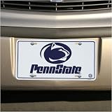 Penn State Nittany Lions White Metal License Plate