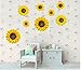 1 PCS Removable 3D Sunflower Wall Sticker Home Decor Room Decals Stickers 20CM /25CM/30CM/40CM (20cm)