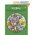 Floral Stained Glass Pattern Book