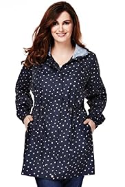 Plus Shower Resistant Spotted Parka