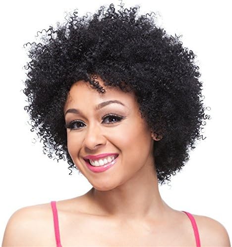 Black Short Afro U Part Synthetic None Lace Kinky Curly Hair Wigs for Black Women