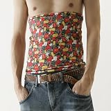 メンズ　腹巻　ディズニーモチーフミッキー　メンズボディチューブ!男女兼用・はらまきオシャレなインナー紳士腹巻!アウトドア・プレゼント
