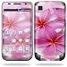 Protective Vinyl Skin Decal Cover for Samsung Galaxy S i9000 Cell Phone - Flowers