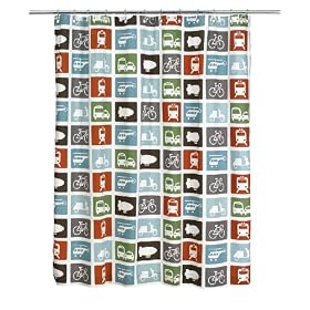 DwellStudio Baby Transportation Shower Curtain
