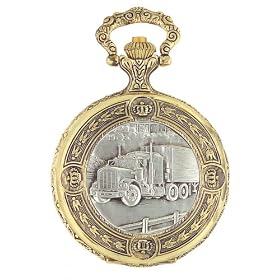 Jules Jurgensen 7387 American Trucker Pocket Watch