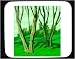 Decorated Mouse Pad with hillside, green, slope