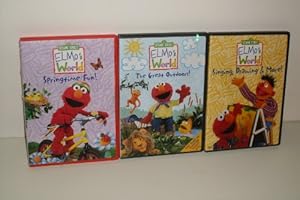 Amazon.com : 3 Sesame Street Elmo's World dvds-"Singing, Drawing