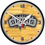 NBA San Antonio Spurs Round Clock