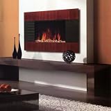 51yK5IiHzHL. SL160  Prolectrix Luxurious Remote Controlled Electronic Wooden Fireplace / Heater for Elegant Home Decor, Christmas Decor Mahogany Effect Fireplace, No More Chopping Wood Yourself