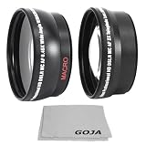 Buy 52MM 2.0x Telephoto and 0.45X Wide Angle High Definition Lenses for NIKON DSLR... by Goja