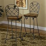 Riverside Harmony Bar Stool with Swivel Seat - Set of 2