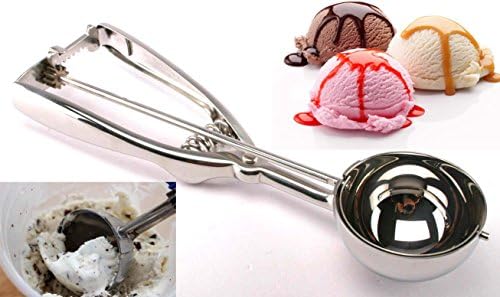 Fast Ship From USA!!!! Stainless Steel Scoop, Ice Cream Scoops with Spring Handle Ladles Size 56mm.