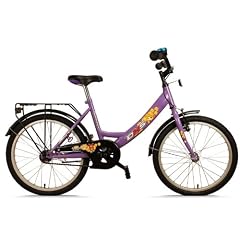 KINDERFAHRRAD 20 ZOLL PRINZESSIN - DESIGN R�CKTRITTBREMSE KINDERRAD M�DCHENRAD FARBE: LILA