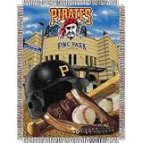 Pittsburgh Pirates MLB Woven Tapestry Throw (Home Field Advantage) (48"x60")