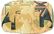 Nefertari Receives "Breath of Life" from Isis Relief, Color