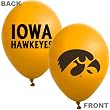 Collegiate Latex Balloons Iowa Package of 10