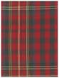 Durable Flat Weave 100% Cotton Colorful Red and Dark Green Plaid Dishtowel 18" X 28" Set / 6