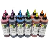 Chefmaster Airbrush 'Brite' Variety Pack, 12 of 9 Oz Bottles (6 Colors, 2 of Ea.)