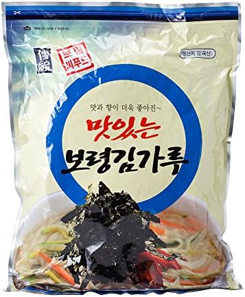 Boryung Korean Seasoned Shredded Seaweed (Nori or Kelp), Crispy Texture and Savory Taste, 400 Gram