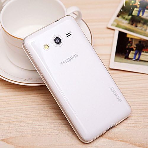 Galaxy Core II?4.5 inch) G355H Case , Leathlux Ultra Slim Thin Flexible Soft TPU [Crystal Clear] Protective Case Cover for Samsung Galaxy Core II (4.5 inch) / SM-G355H Clear