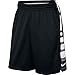Nike Men's Elite Stripe Short Black/White/White/White Shorts LG X 12