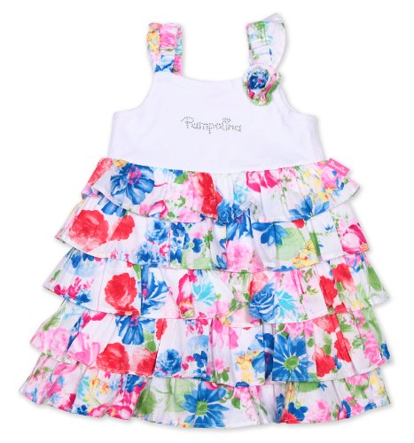 Pampolina Baby - M&auml;dchen Kleid, All over Druck S2113037, Gr. 86, Mehrfarbig (0003) Preisvergleich