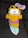 Search : Vintage Plush 7" Garfield the Cat Wave Rider on Surf Board Doll