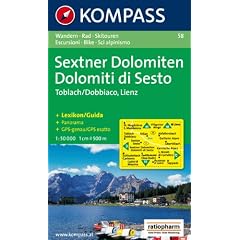 Sextner Dolomiten/Dolomiti di Sesto 1 : 50.000: Toblach/Dobbiaco, Lienz. Wander-, Rad- und Skitourenkarte. GPS-genau.