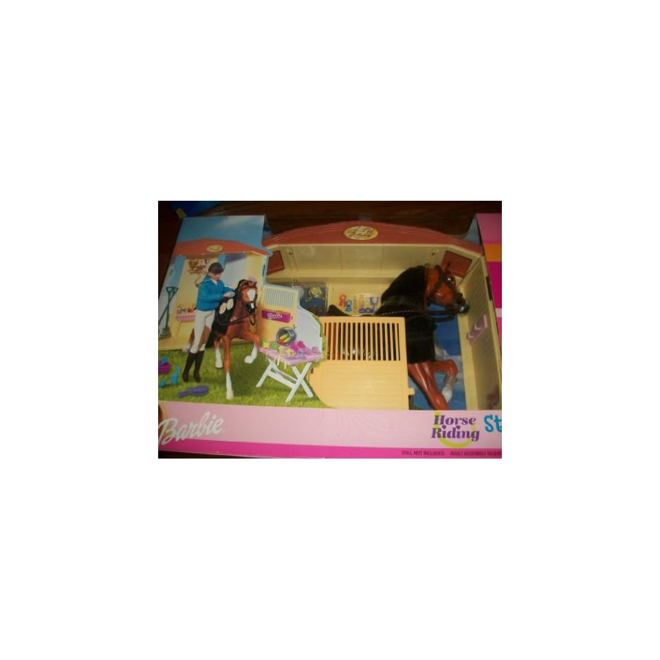 barbie horse riding stable