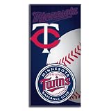 Minnesota Twins MLB Fiber Reactive Beach Towel (Emblem Series) (60x30")"