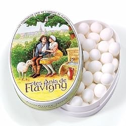 Abbaye de Flavigny Oval Traditional Tin Anise drops all natural, 1.8 oz