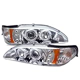 IMAGE OF Spyder Auto Ford Mustang Chrome Halogen LED Projector Headlight